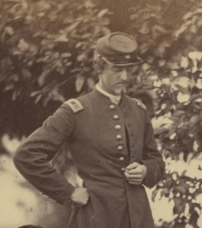 Ulric Dahlgren, in a close-up from Gardner's photograph (Library of Congress).