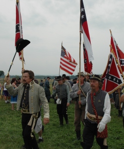 One of two Lewis Armisteads at Gettysburg on July 3. The real George Pickett never got this far (Tom Huntington photo).